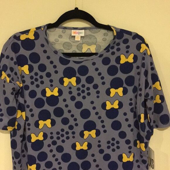 LuLaRoe Disney Minnie Shirt Navy Size XXS NWT - Picture 1 of 5